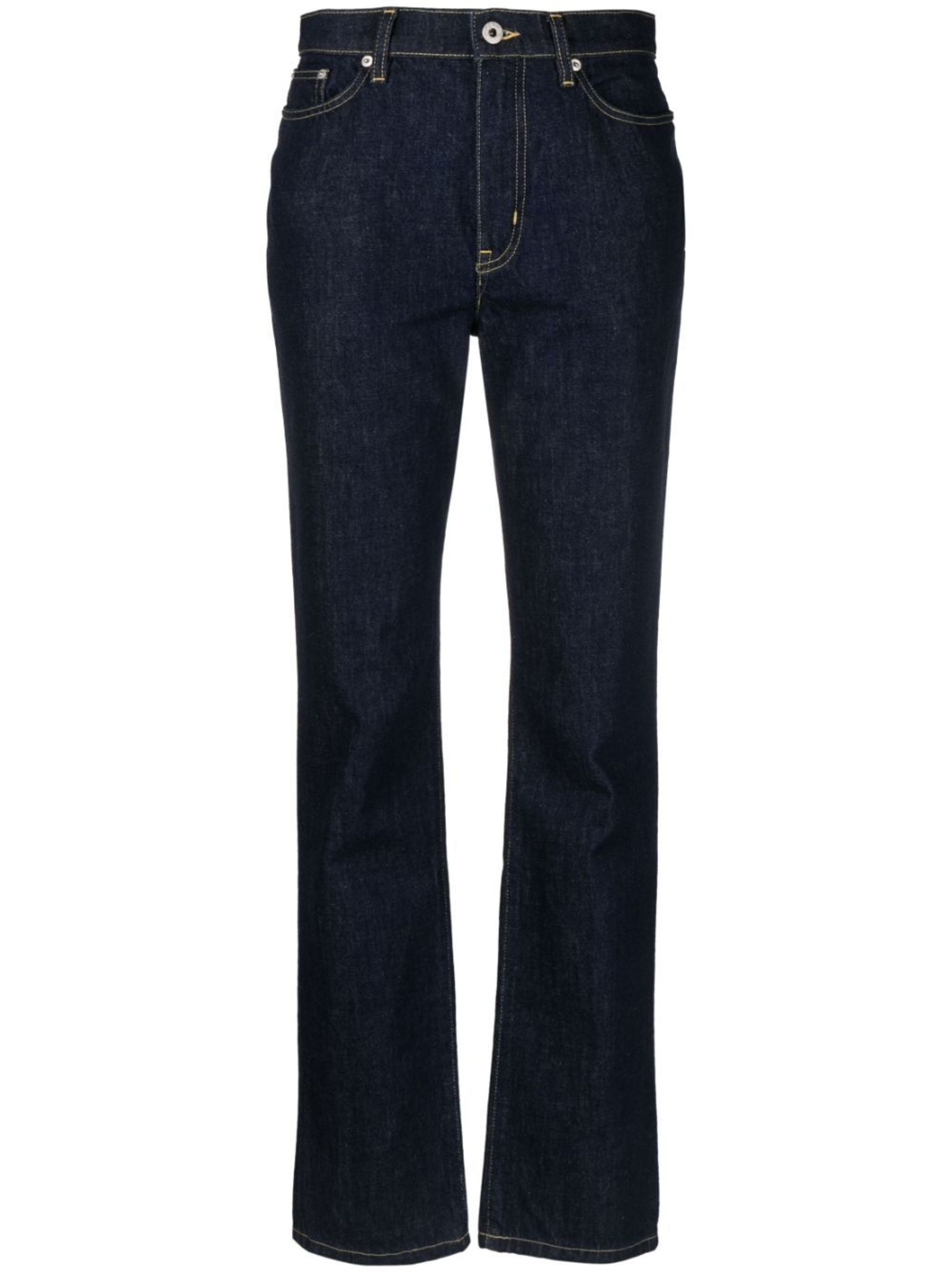 Asagao straight-leg jeans - 1