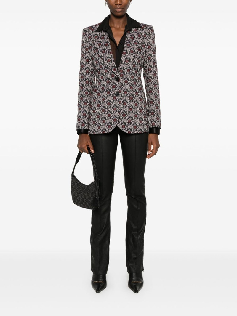 Etro patterned-jacquard blazer outlook