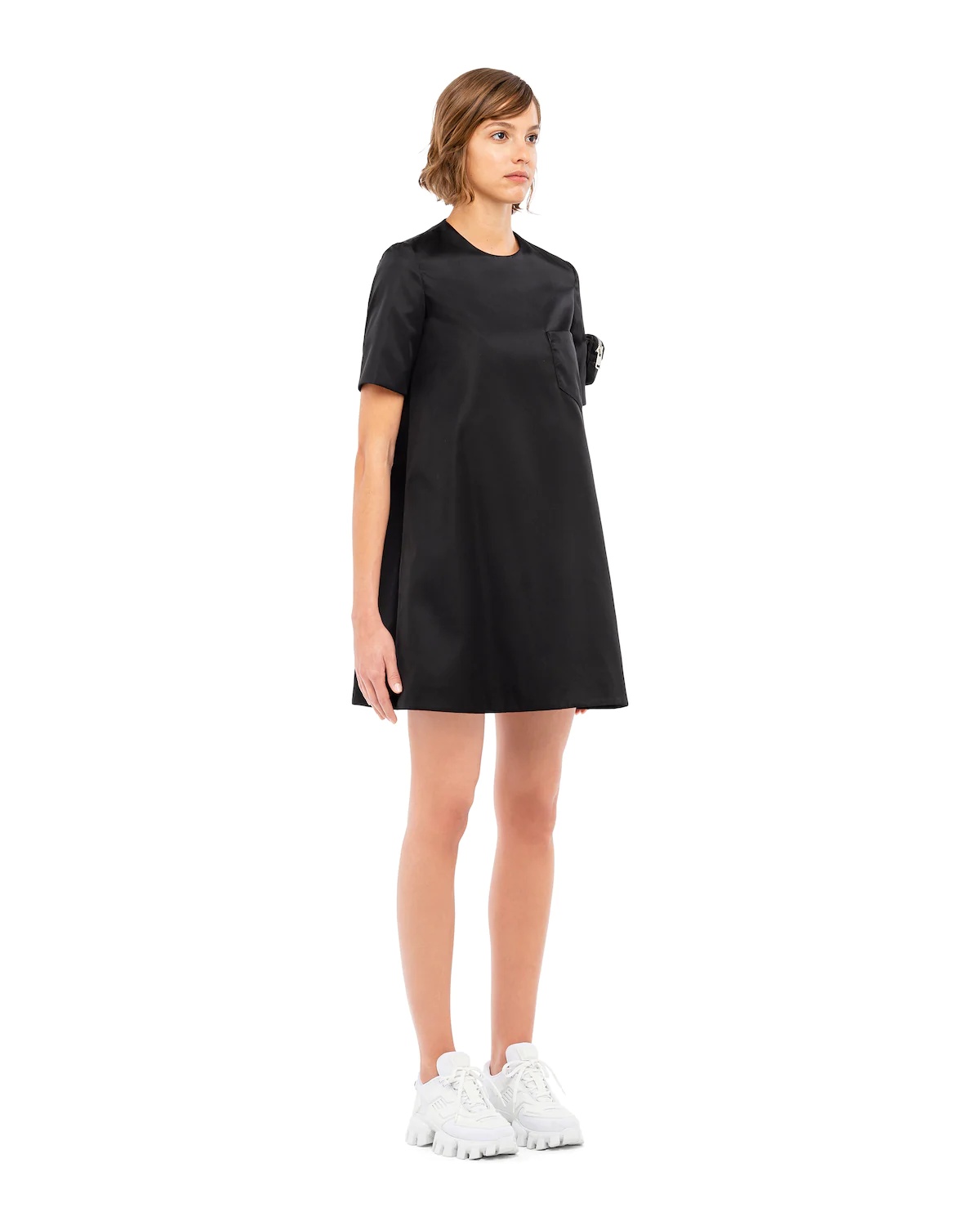 Re-Nylon gabardine dress - 3