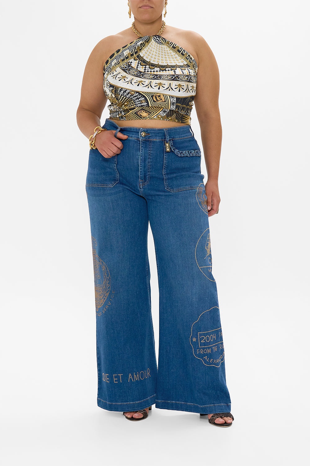 JENNA SOUL SEEKER HIGH WAISTED FLARE - 9