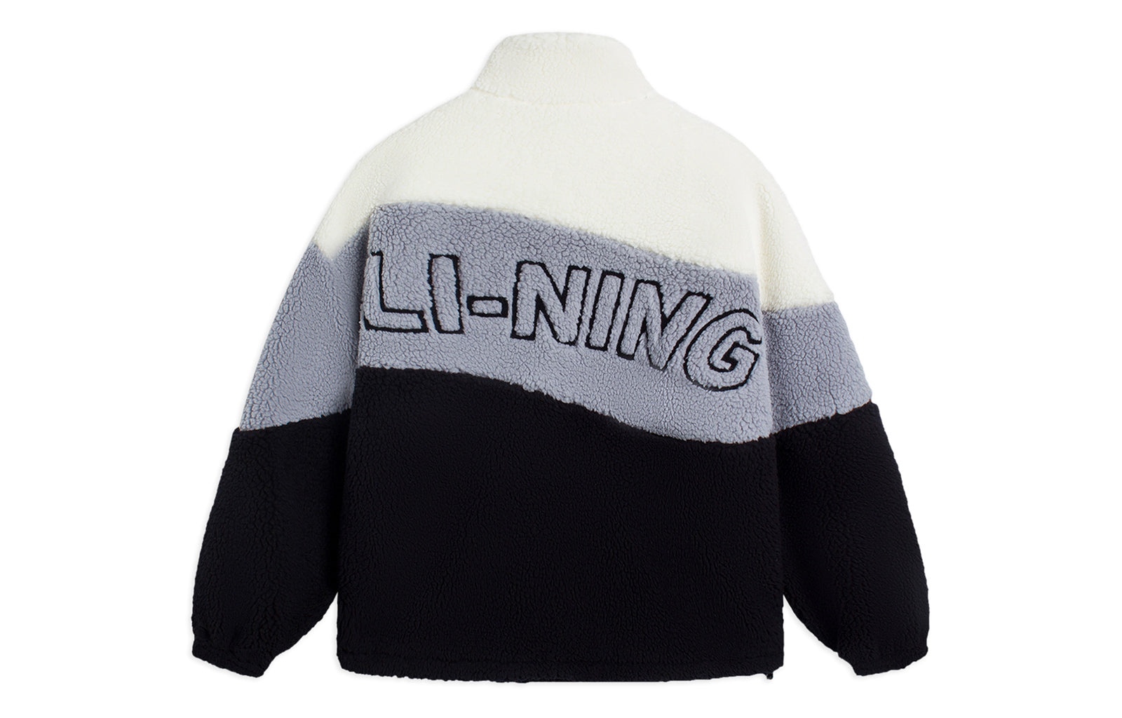 Li-Ning Embroidered Color Block Polar Fleece Jacket 'Multi-Color' AFDSD23-2 - 2
