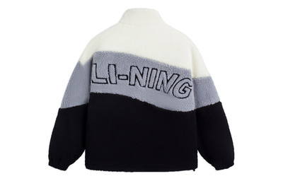 Li-Ning Li-Ning Embroidered Color Block Polar Fleece Jacket 'Multi-Color' AFDSD23-2 outlook