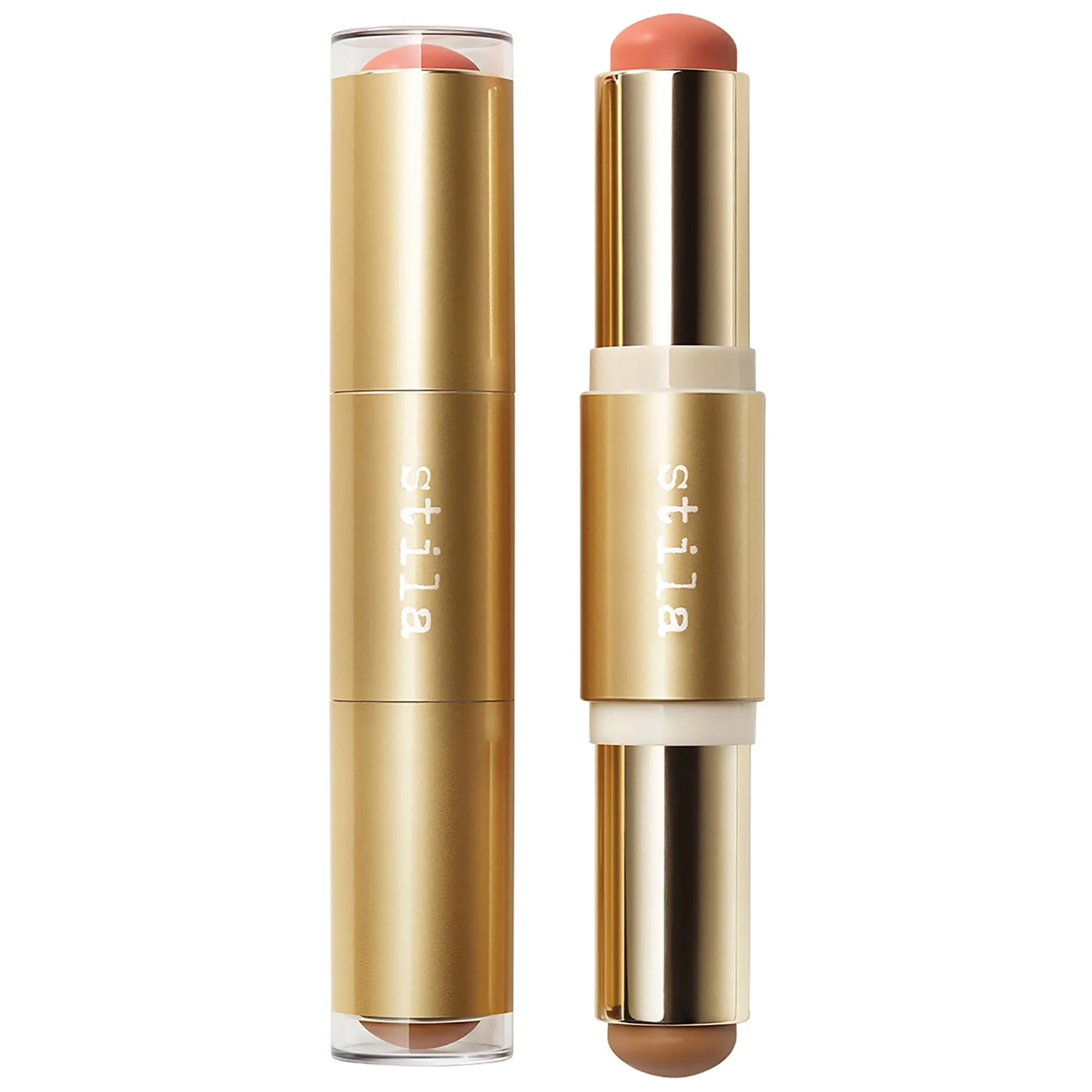 Stila Blush & Bronze Hydro-Blur Cheek Duo - Apricot & Golden - 1