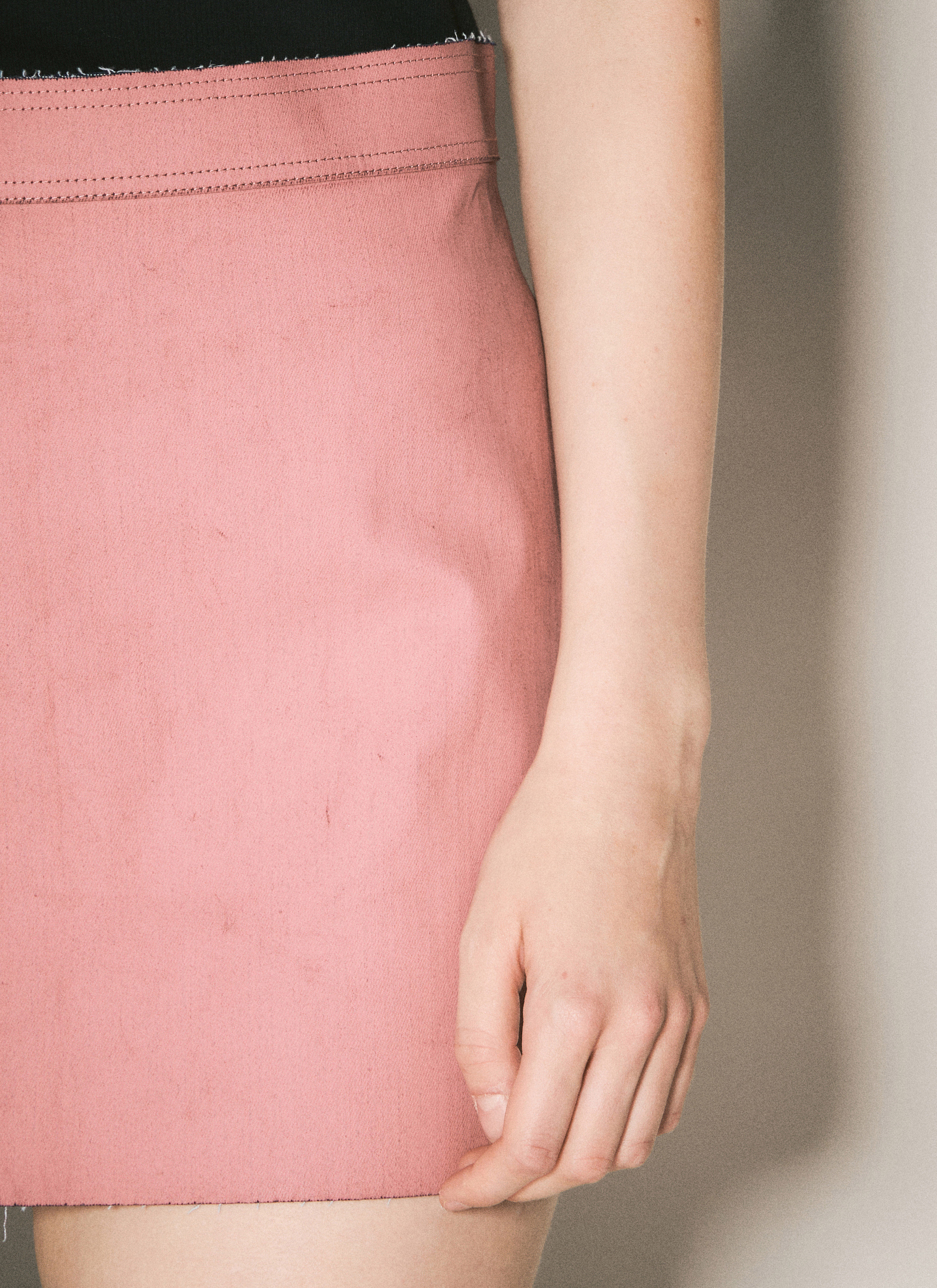 Coated Mini Skirt - 5
