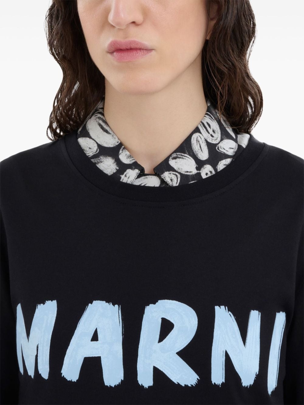 logo print sweatshirt - 5