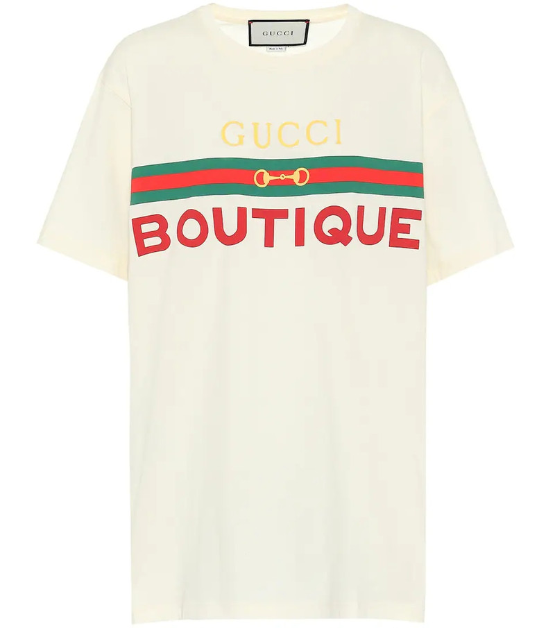 Printed cotton T-shirt - 1