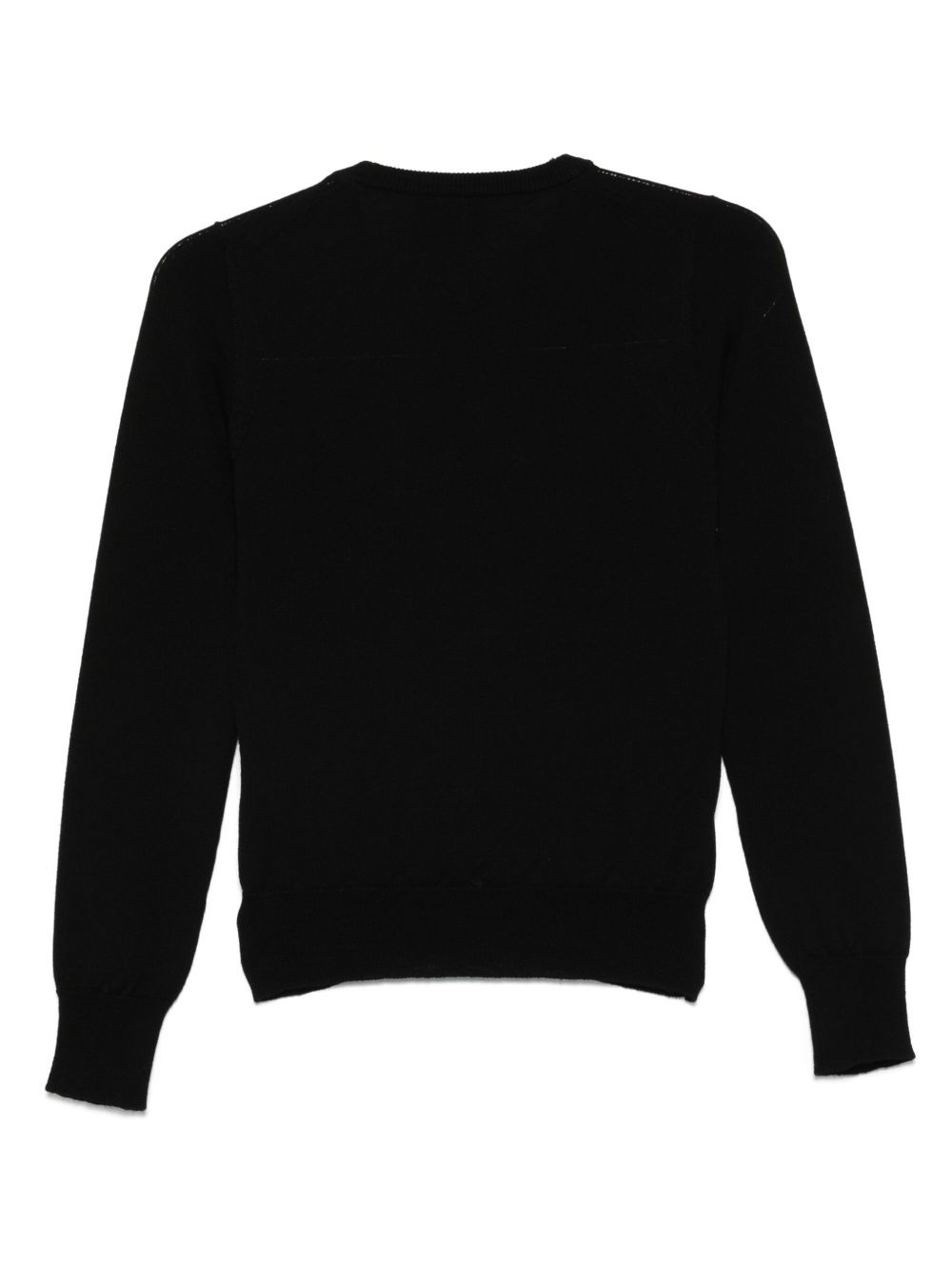 clip-detail fine-knit jumper - 2