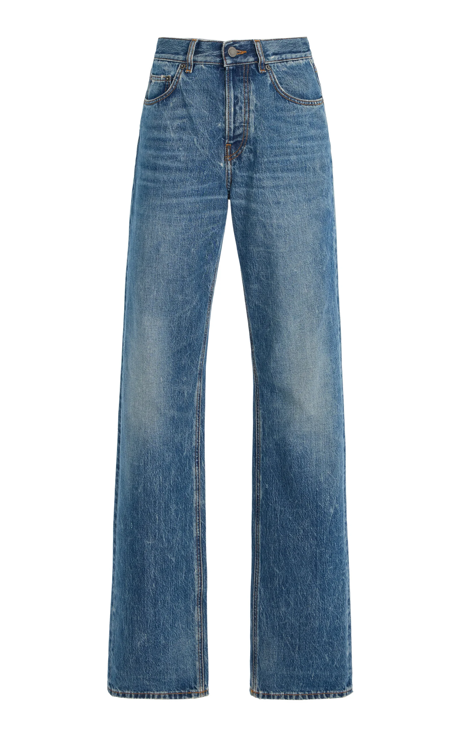 Star Rigid High-Rise Straight-Leg Jeans dark wash - 1