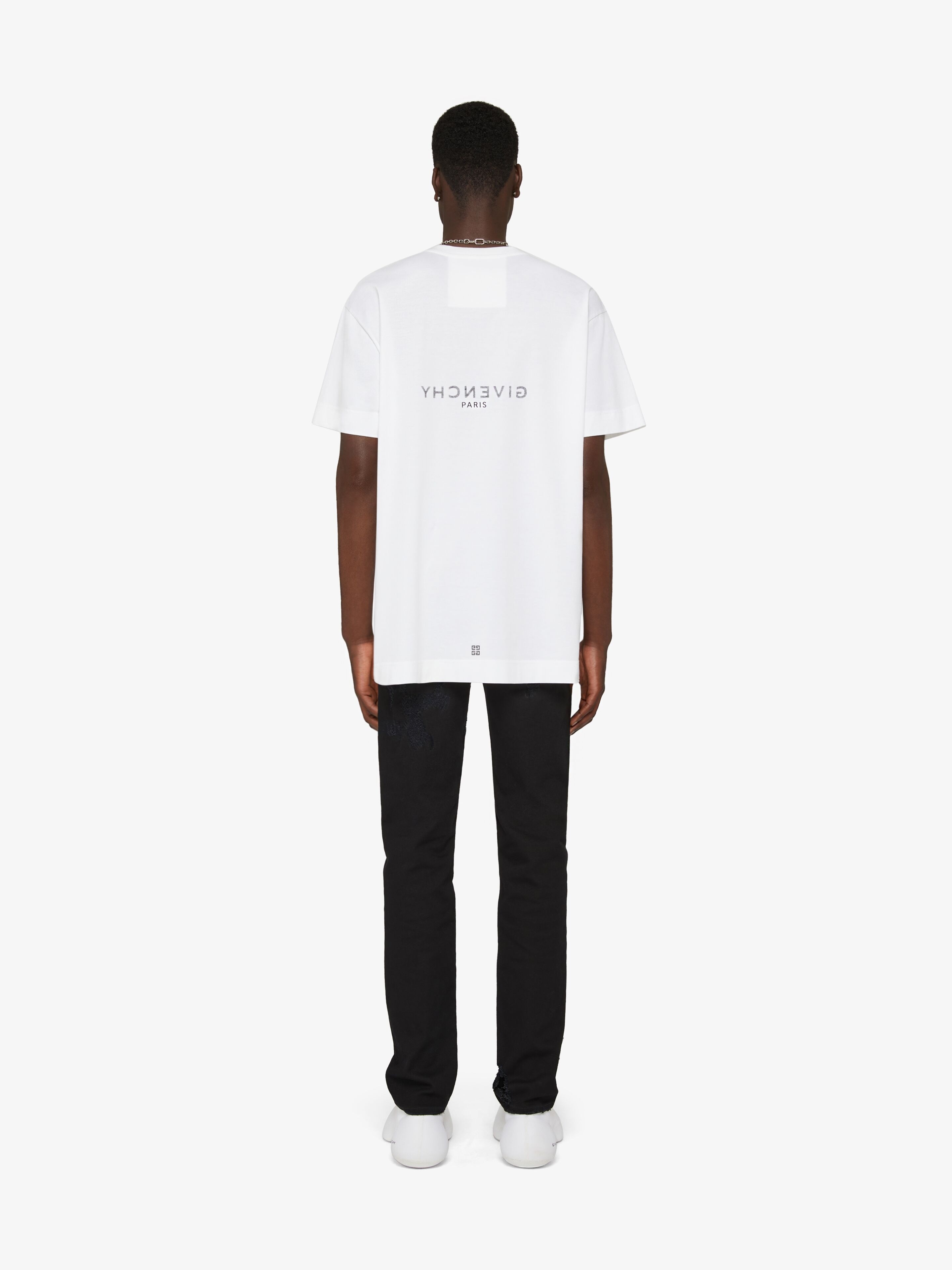 GIVENCHY REVERSE OVERSIZED T-SHIRT IN COTTON - 4