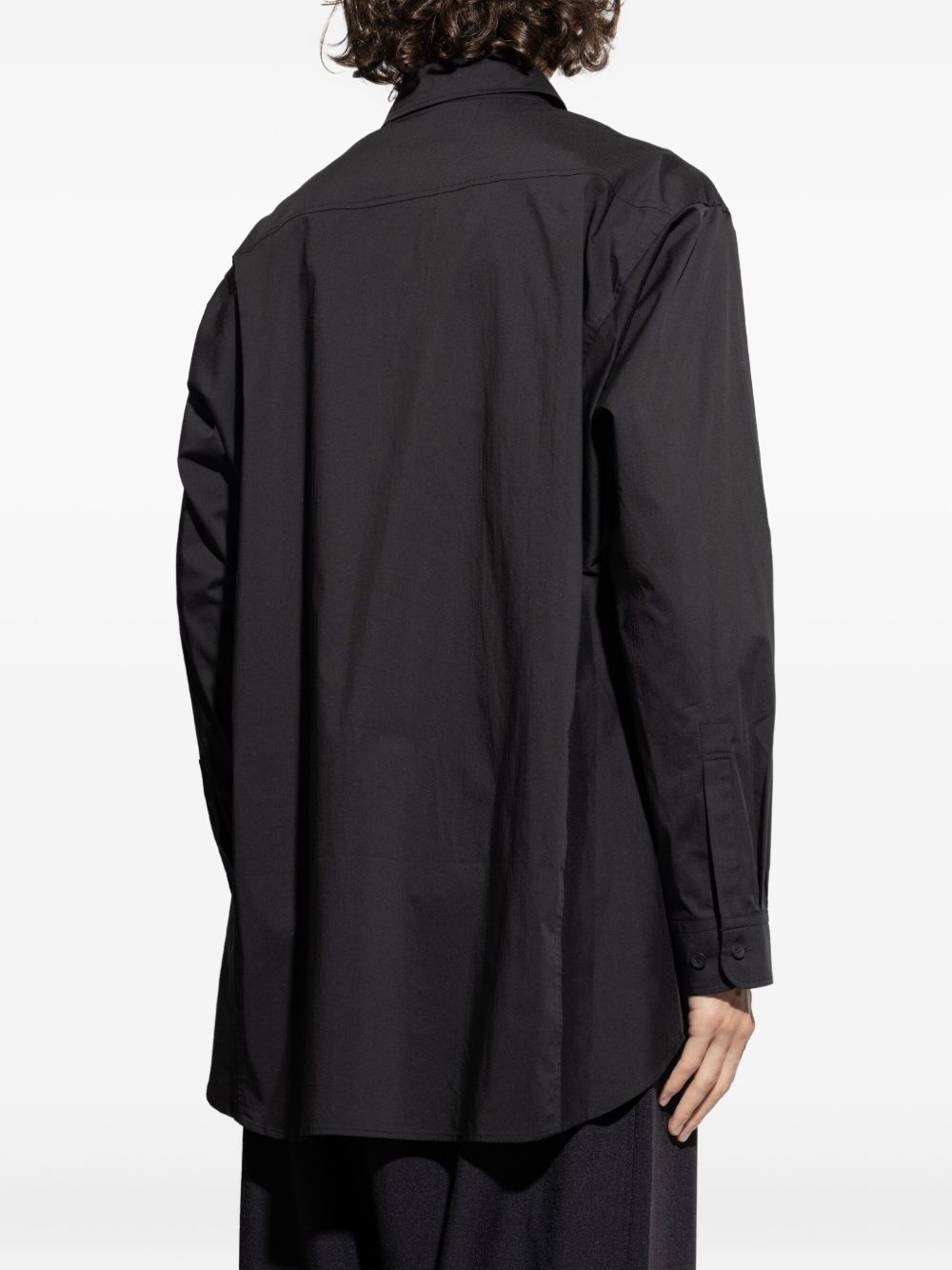 button-fastening shirt - 4