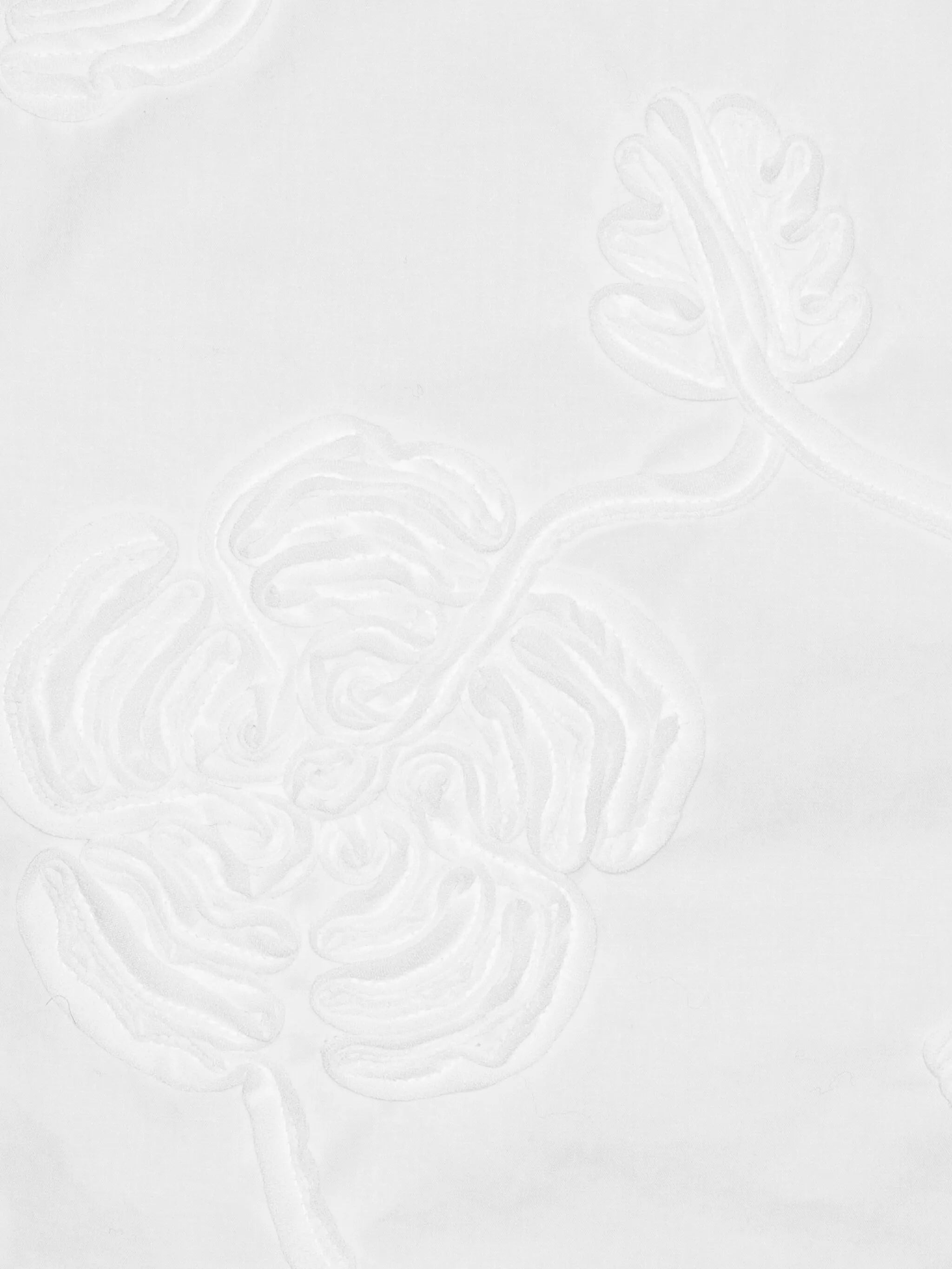 puff-sleeve floral-embroidered top - 5