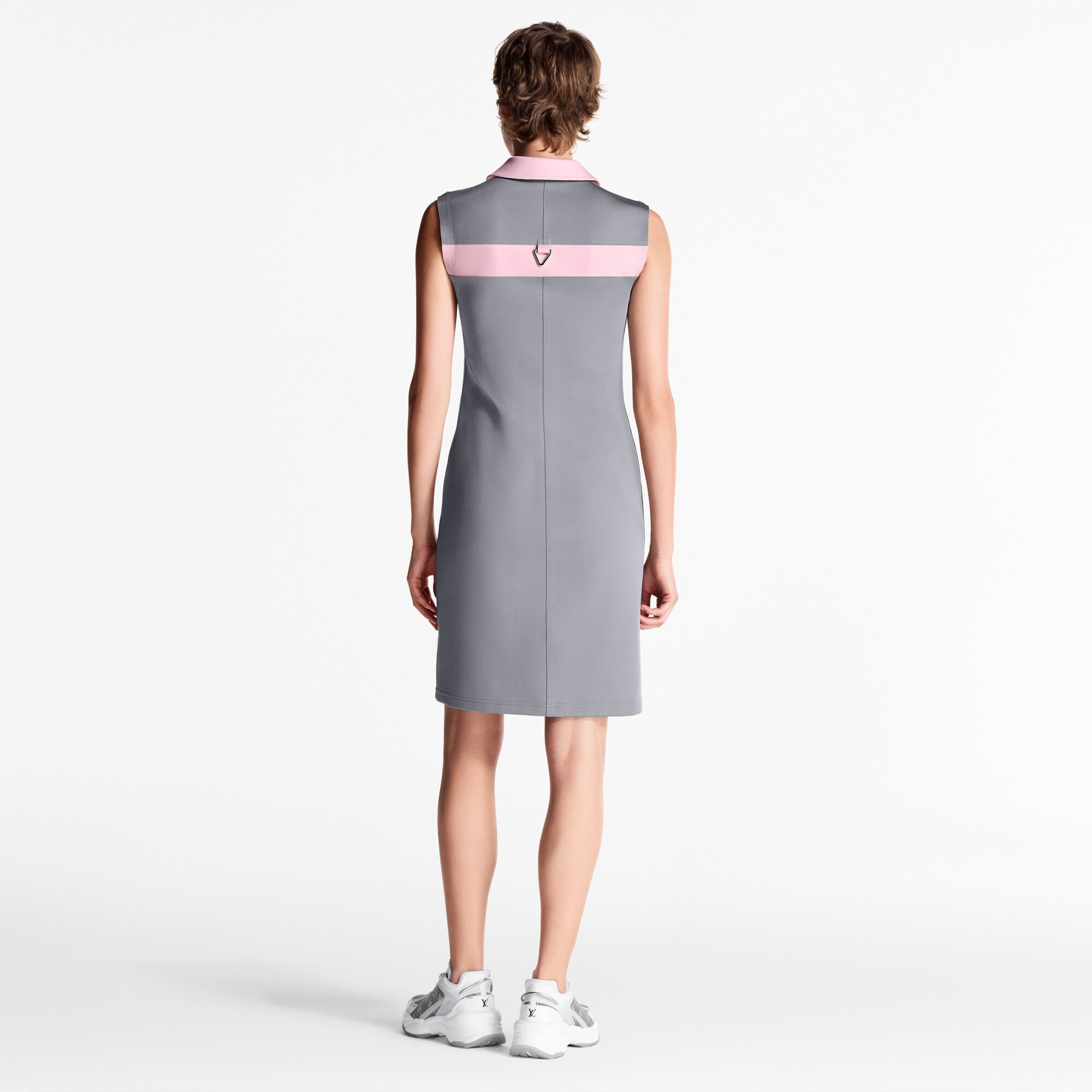 Color-Blocked Technical Jersey Dress - 3