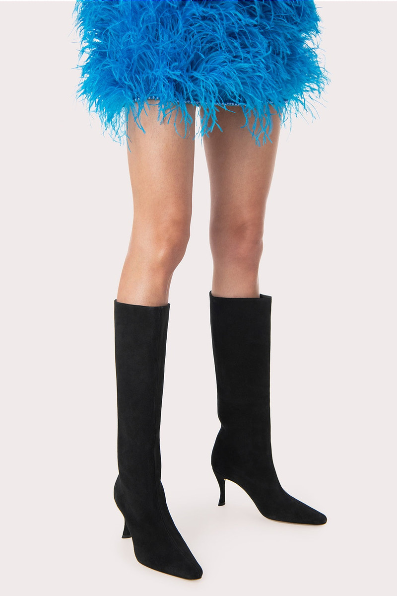 BY FAR Stevie 42 Black Suede Leather outlook