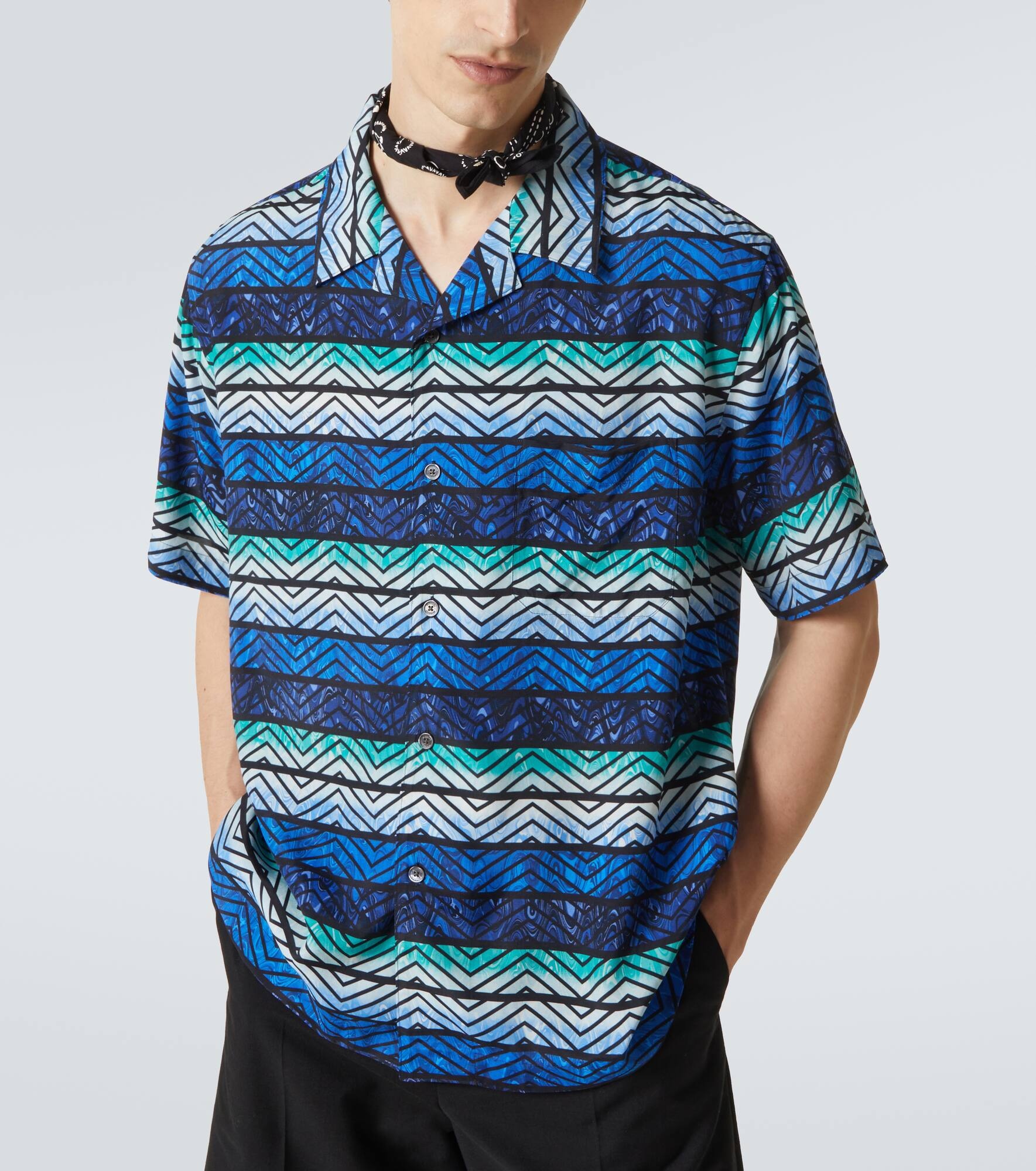 Zigzag bowling shirt - 5