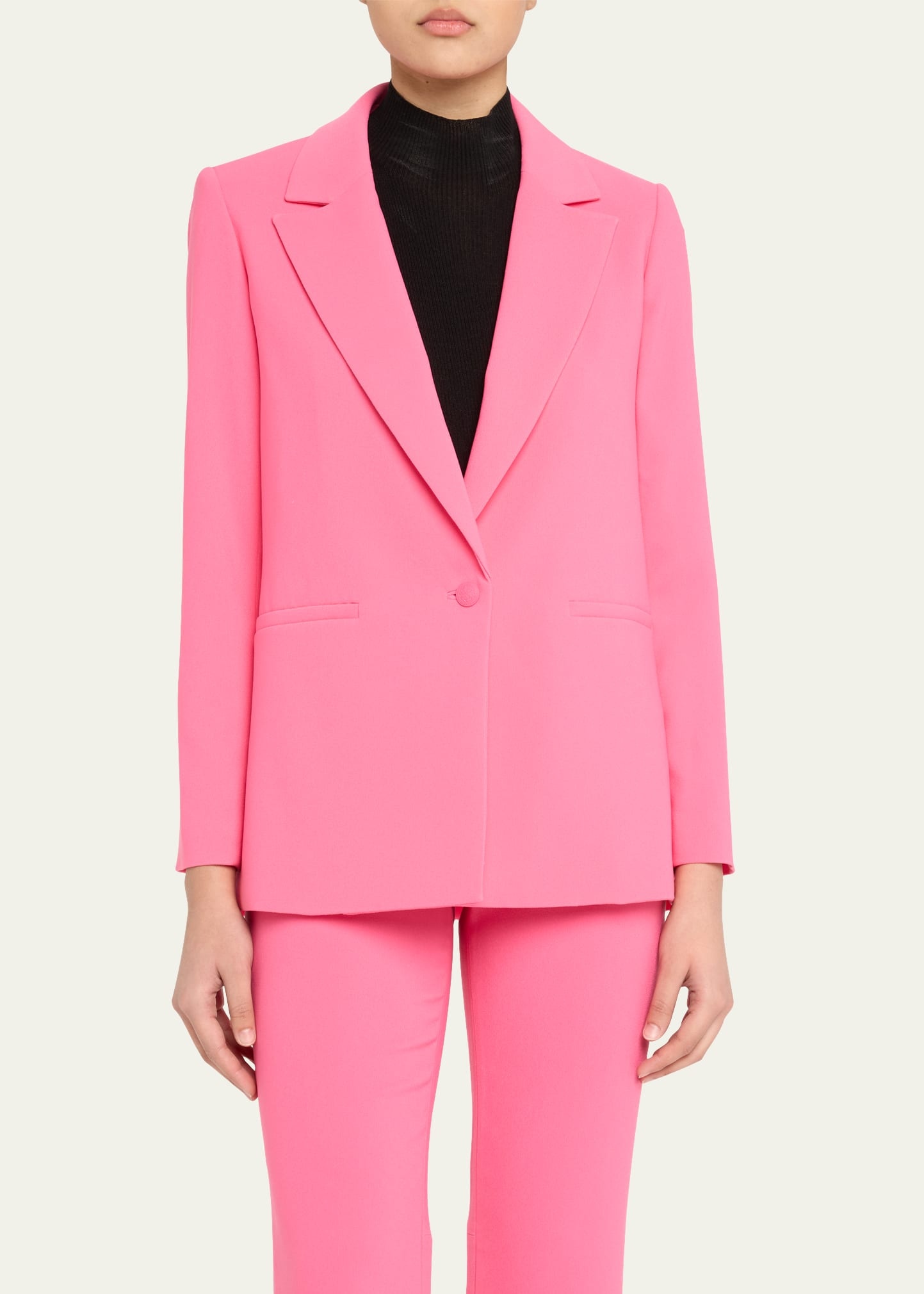 Denny Notch-Collar Boyfriend Blazer - 4