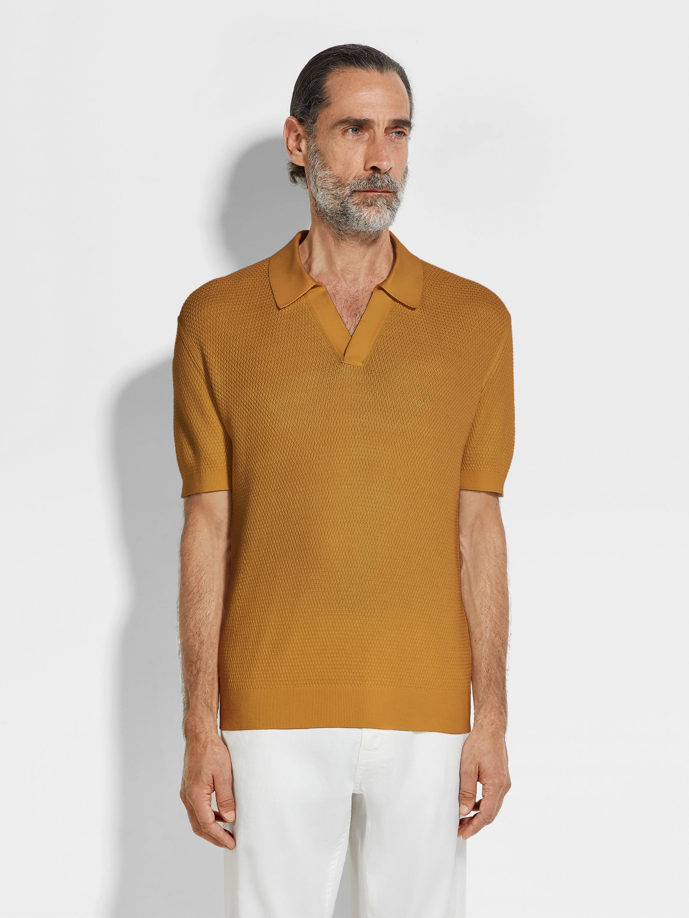 OCHRE PREMIUM COTTON POLO SHIRT - 4