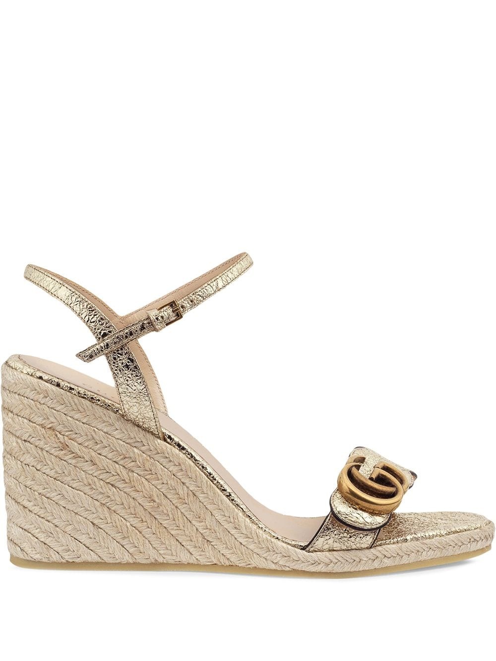 GG buckle wedge sandals - 1