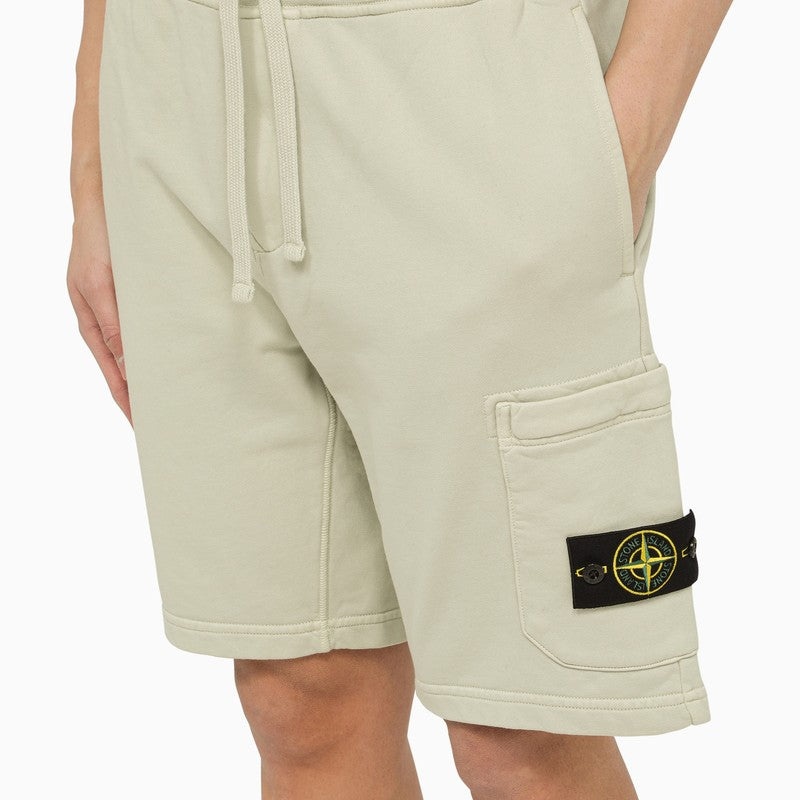 Stone Island Pistachio-Coloured Cotton Bermuda Shorts Men - 5