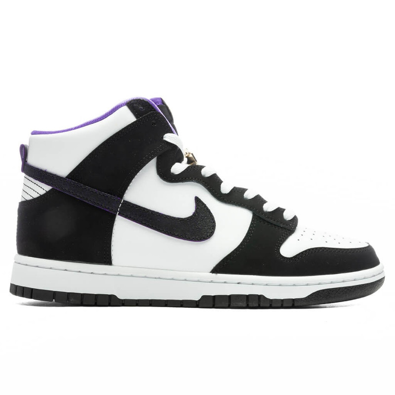 NIKE DUNK HIGH RETRO PREMIUM EMB - BLACK/WHITE/ACTION GRAPE - 1