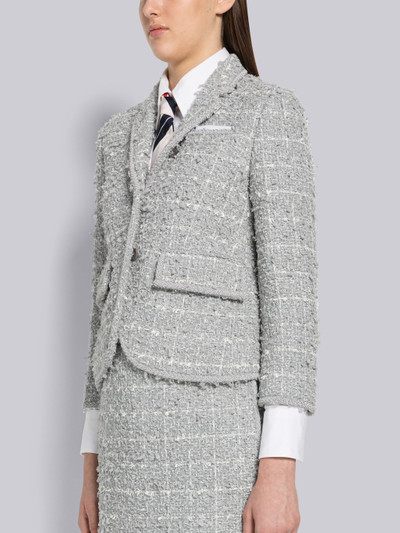 Thom Browne Windowpane Eyelash Tweed High Armhole Sport Coat outlook