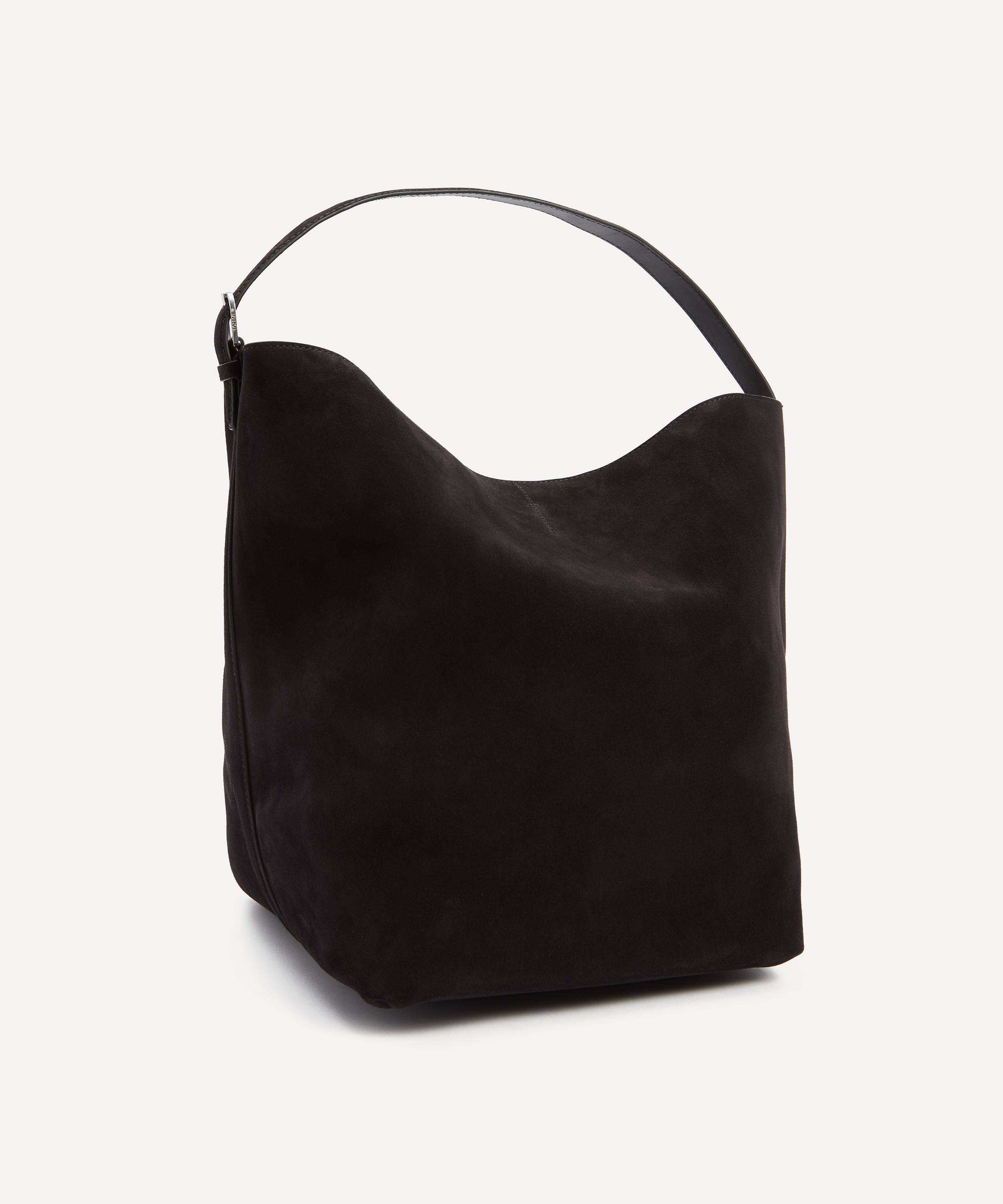 Belted Suede Tote Bag - 2