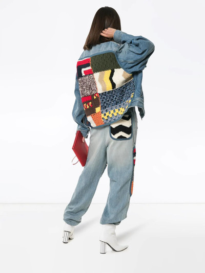 Ambush patchwork denim jacket outlook