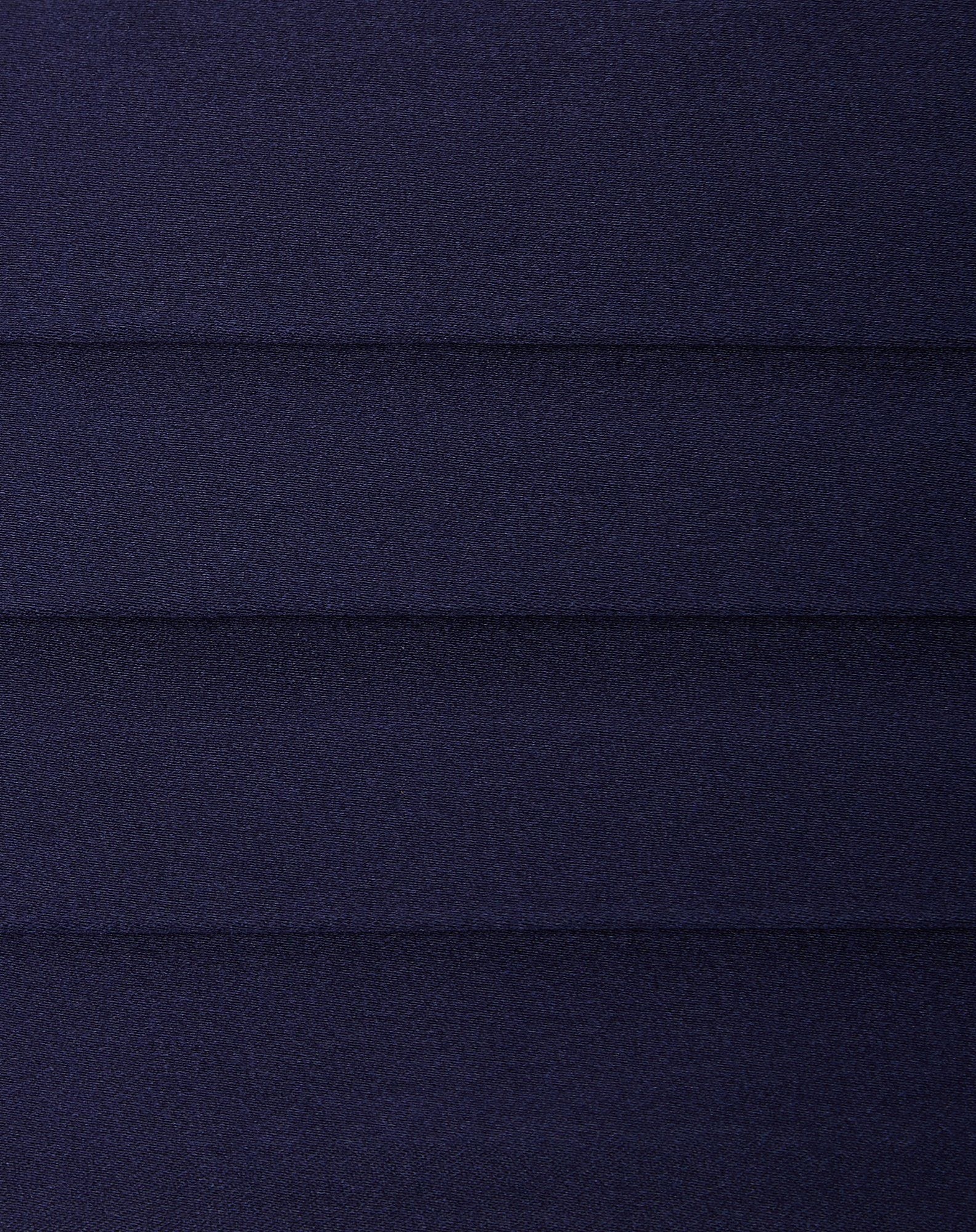 Navy blue silk cummerbund - 3