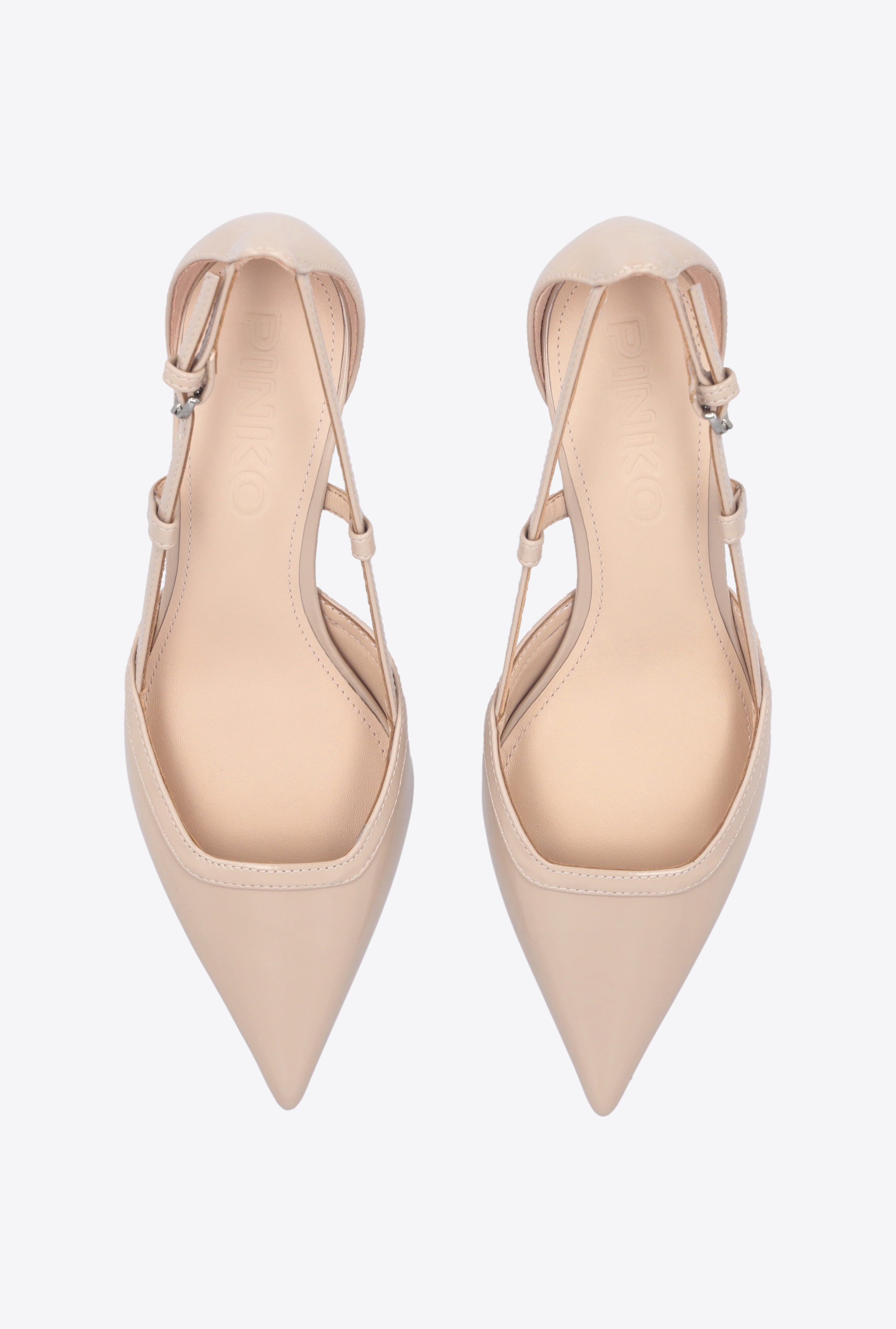 BRUSHED LEATHER PUMPS - 8