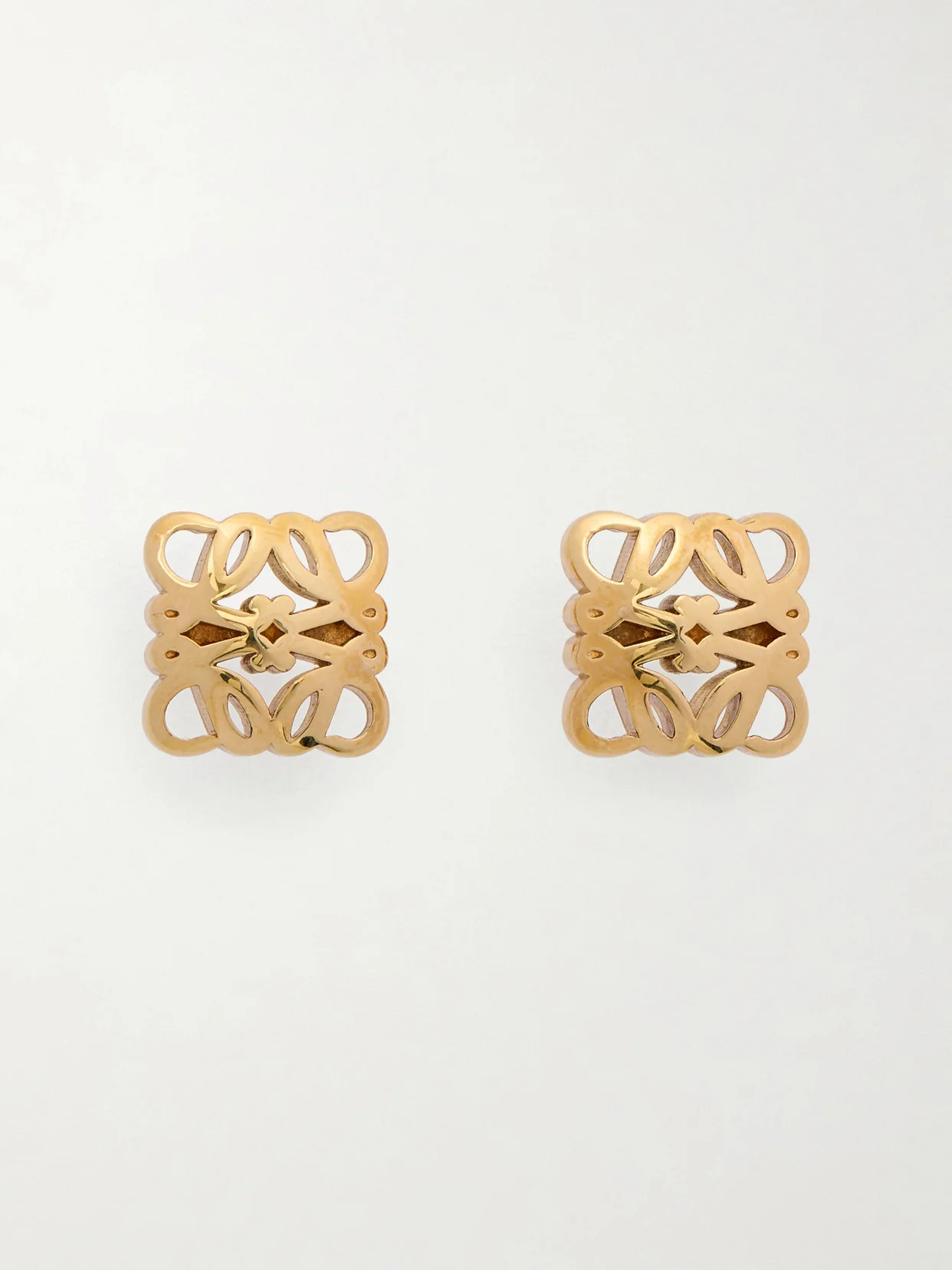 Bombe Anagram Gold-tone Earrings - 1