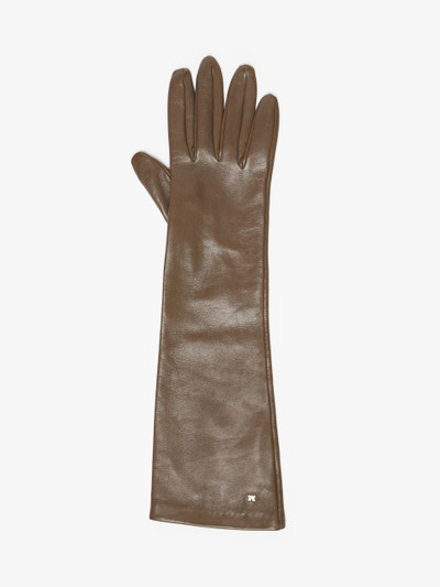 Max Mara AFIDEE Nappa leather gloves outlook