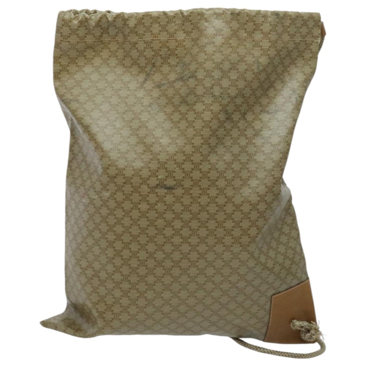 CELINE Macadam Canvas Shoulder Bag Coated Canvas Beige - 3