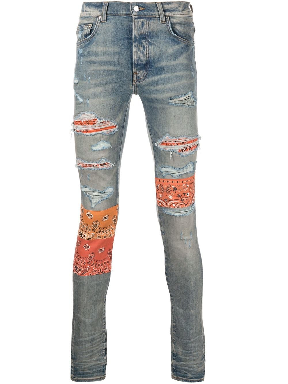 Bandana Artpatch skinny jeans - 1