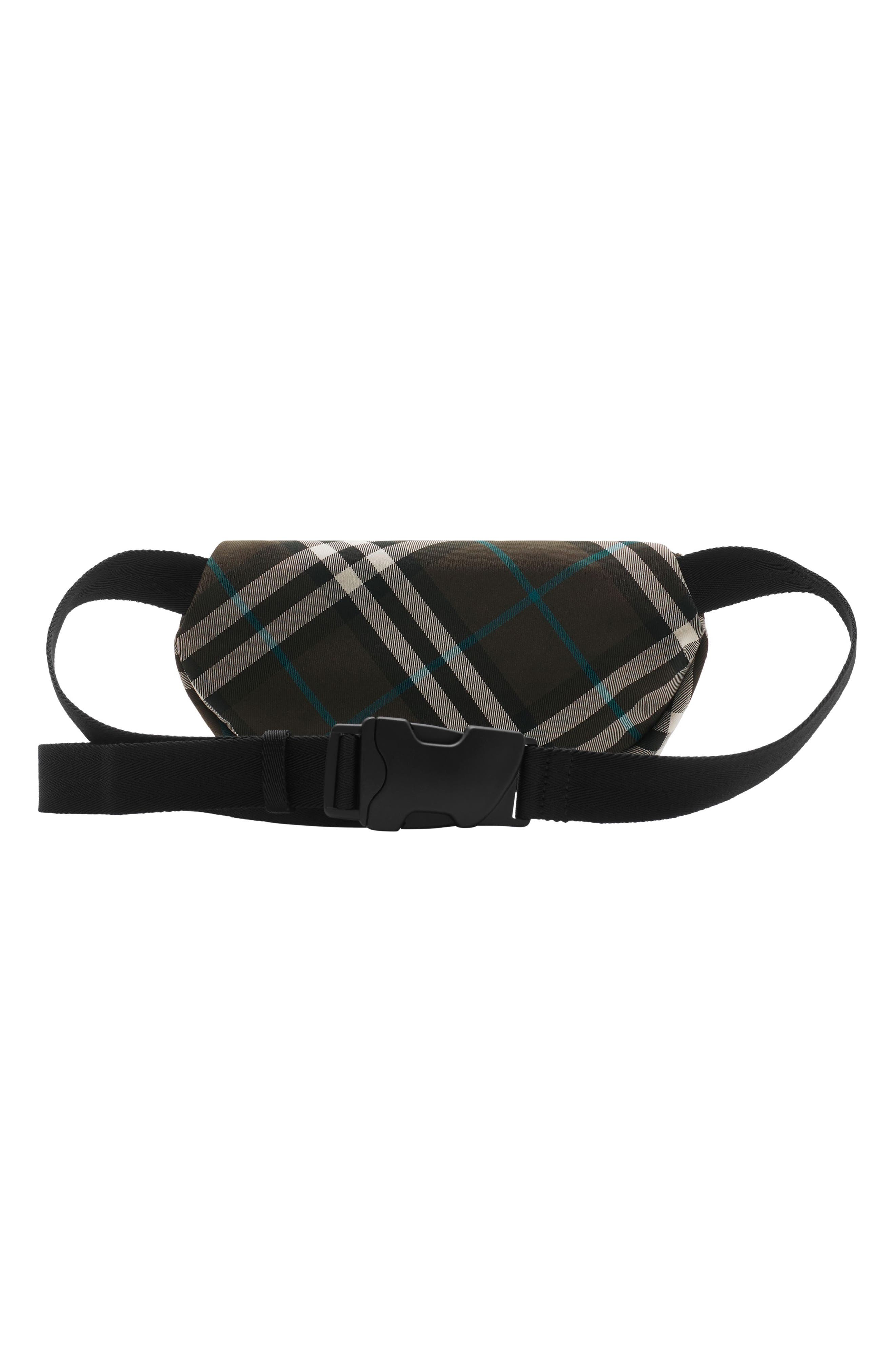 burberry Small Check Equestrian Knight Belt Bag in Snug at Nordstrom - 1