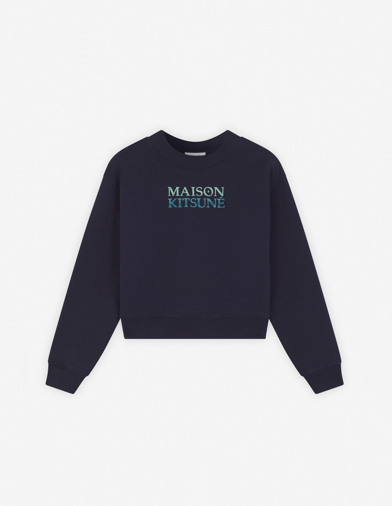 GRADIENT MAISON KITSUNE BOXY SWEATSHIRT - 1