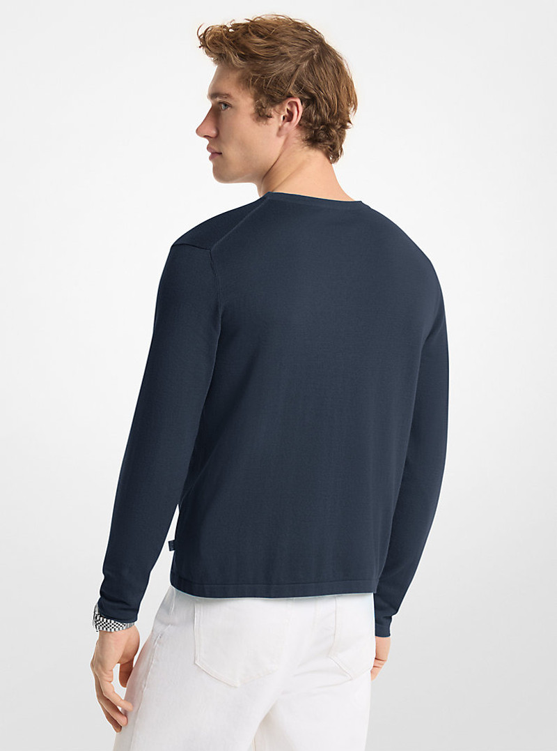 MICHAEL KORS Cotton Jersey Sweater outlook