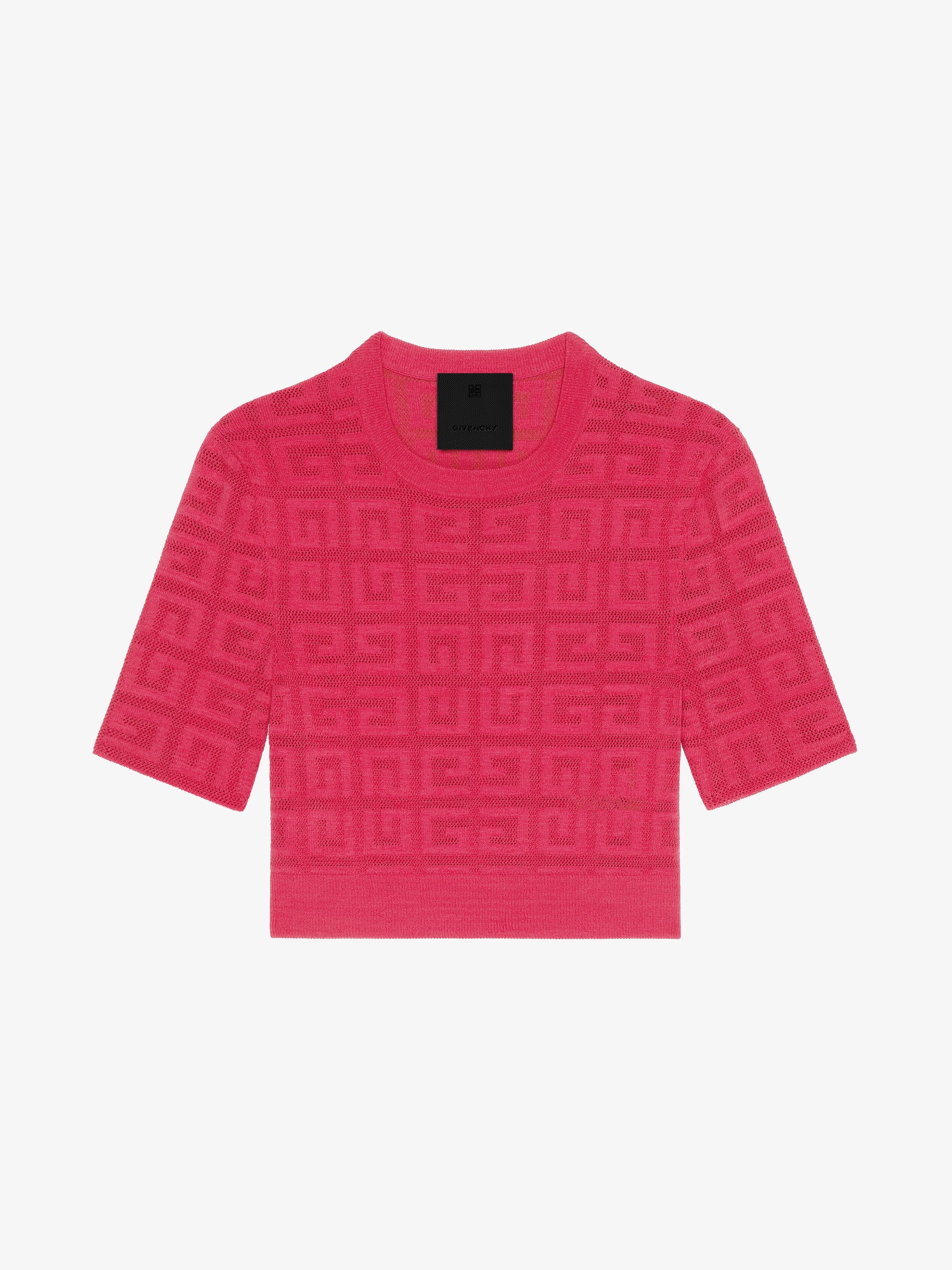 CROPPED SWEATER IN 4G JACQUARD - 1