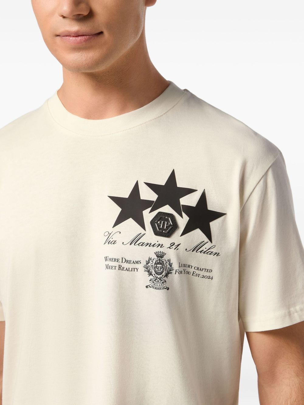 star-graphic T-shirt - 4