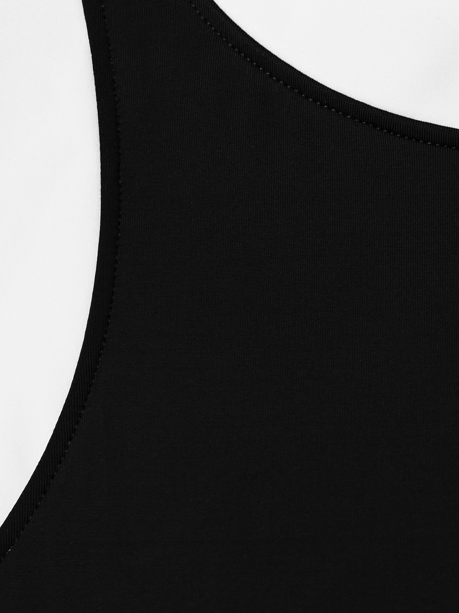 Dolce open-back two-tone swimsuit Black - 4