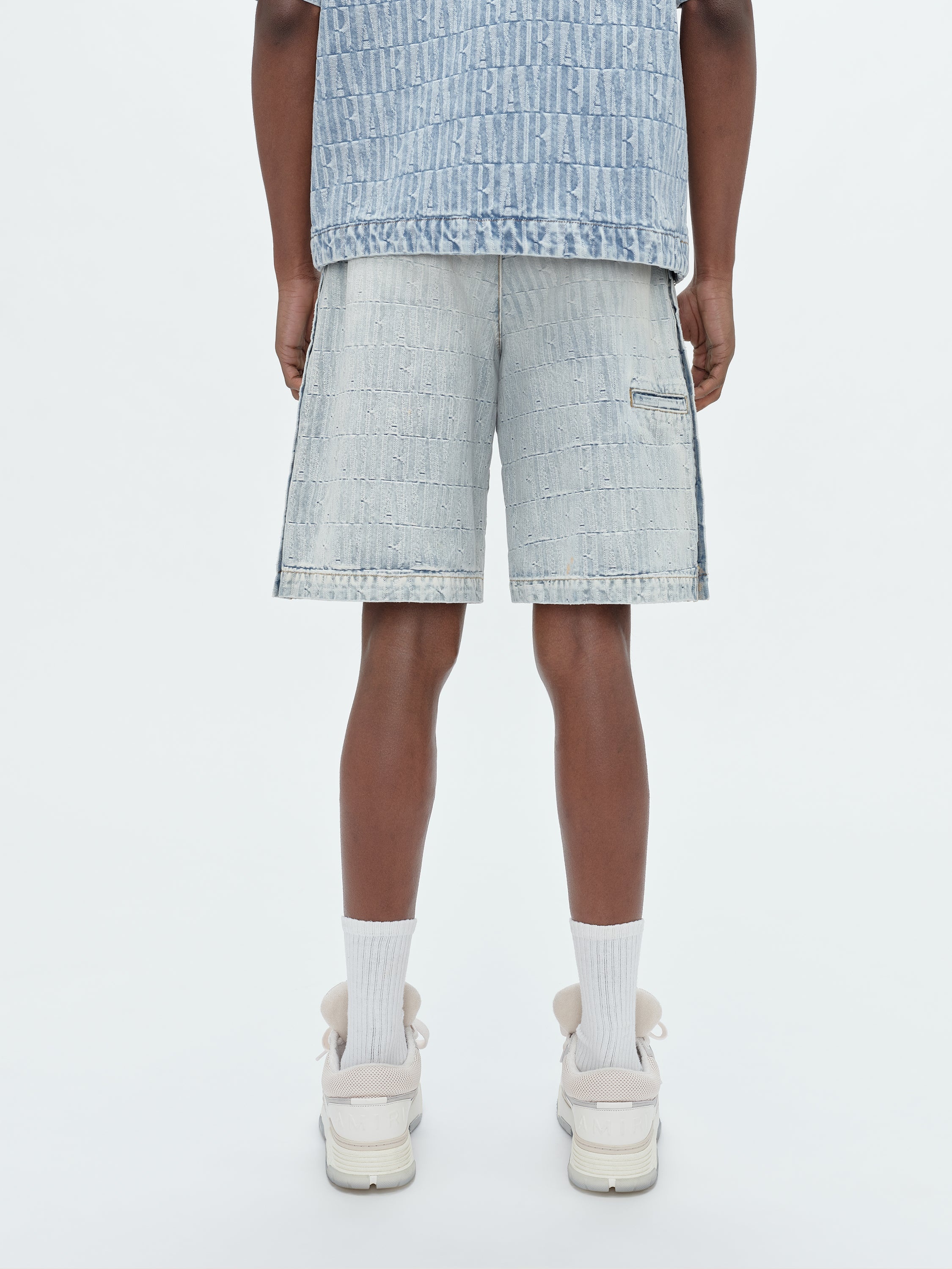 AMIRI JACQUARD SNAP OFF SHORTS - 5