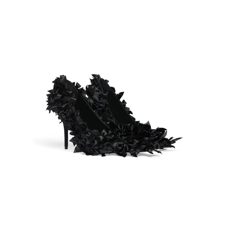 BALENCIAGA Women's Marie-antoinette 110mm Pump in Black outlook