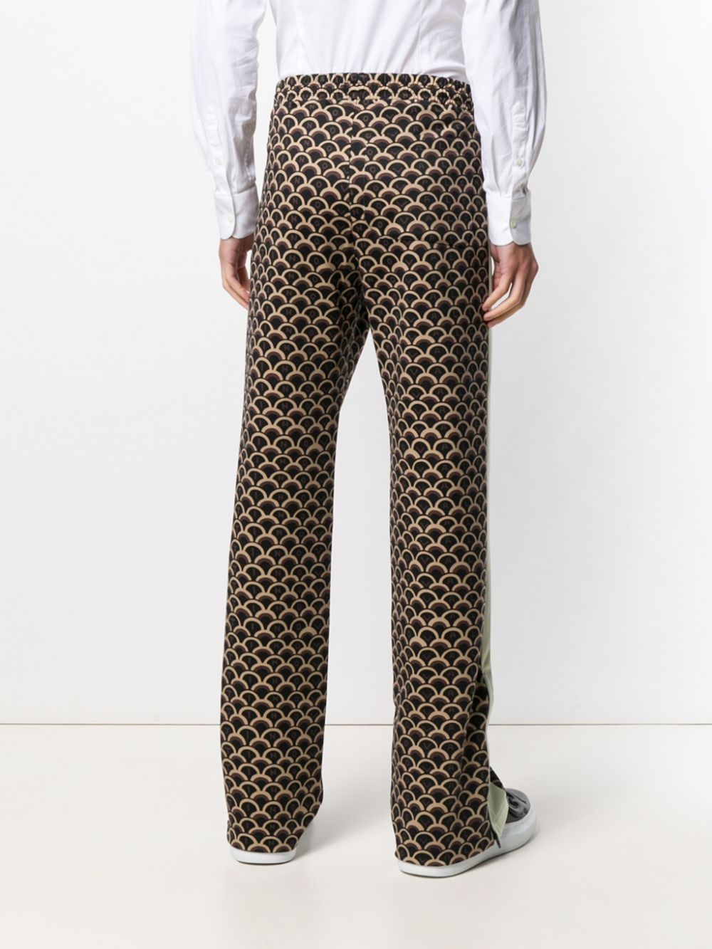 scale pattern track pants - 4