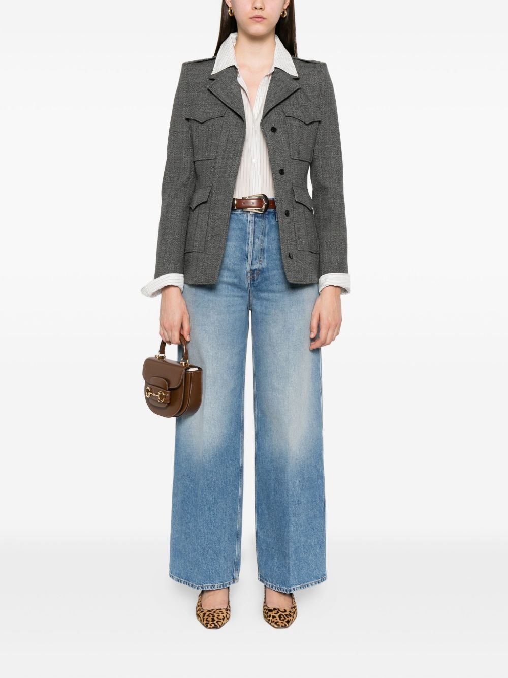 logo-patch jeans - 2