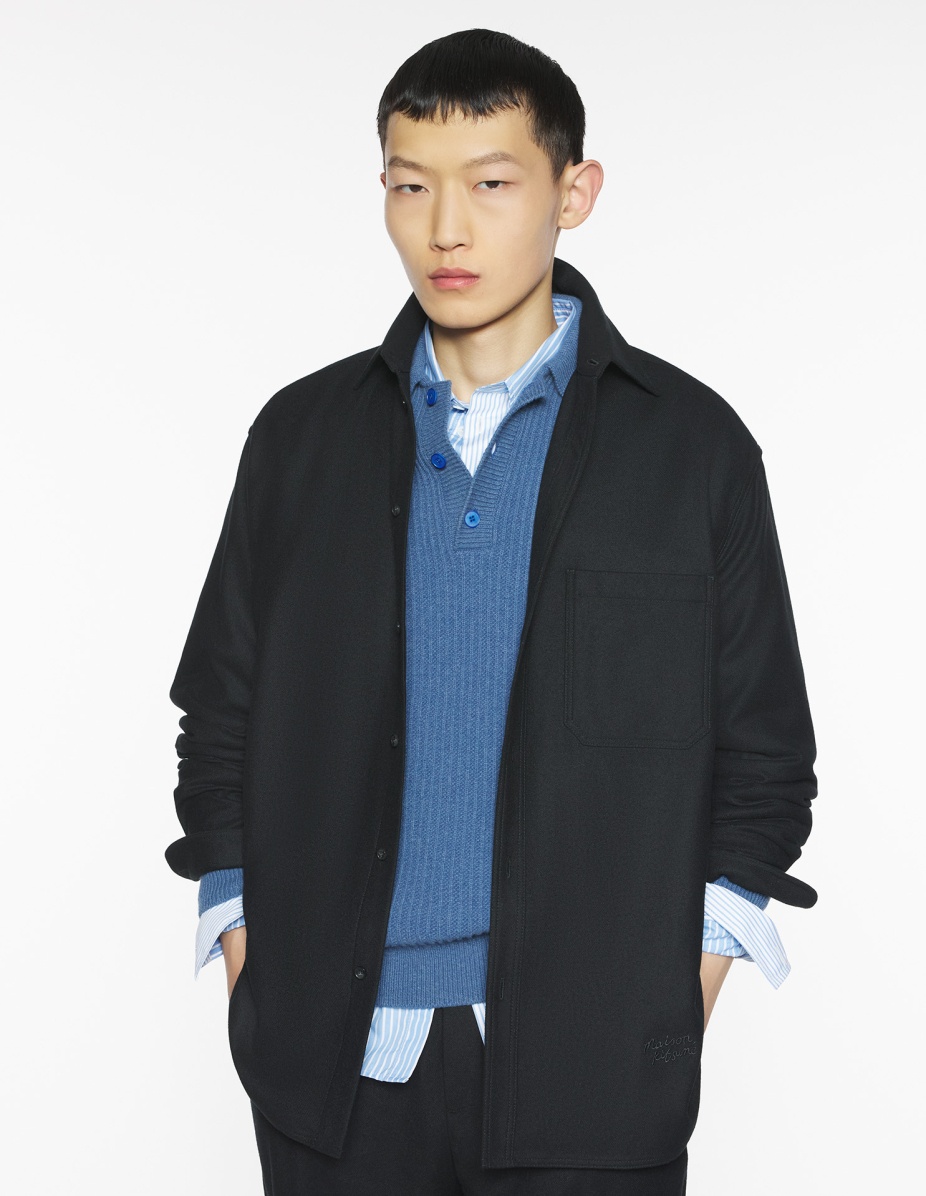 MAISON KITSUNE HANDWRITING OVERSIZED SHIRT - 3