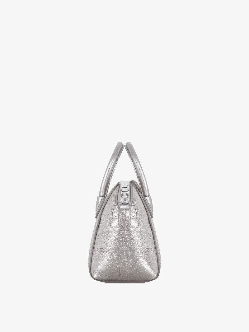 Givenchy MINI ANTIGONA BAG IN LAMINATED LEATHER outlook