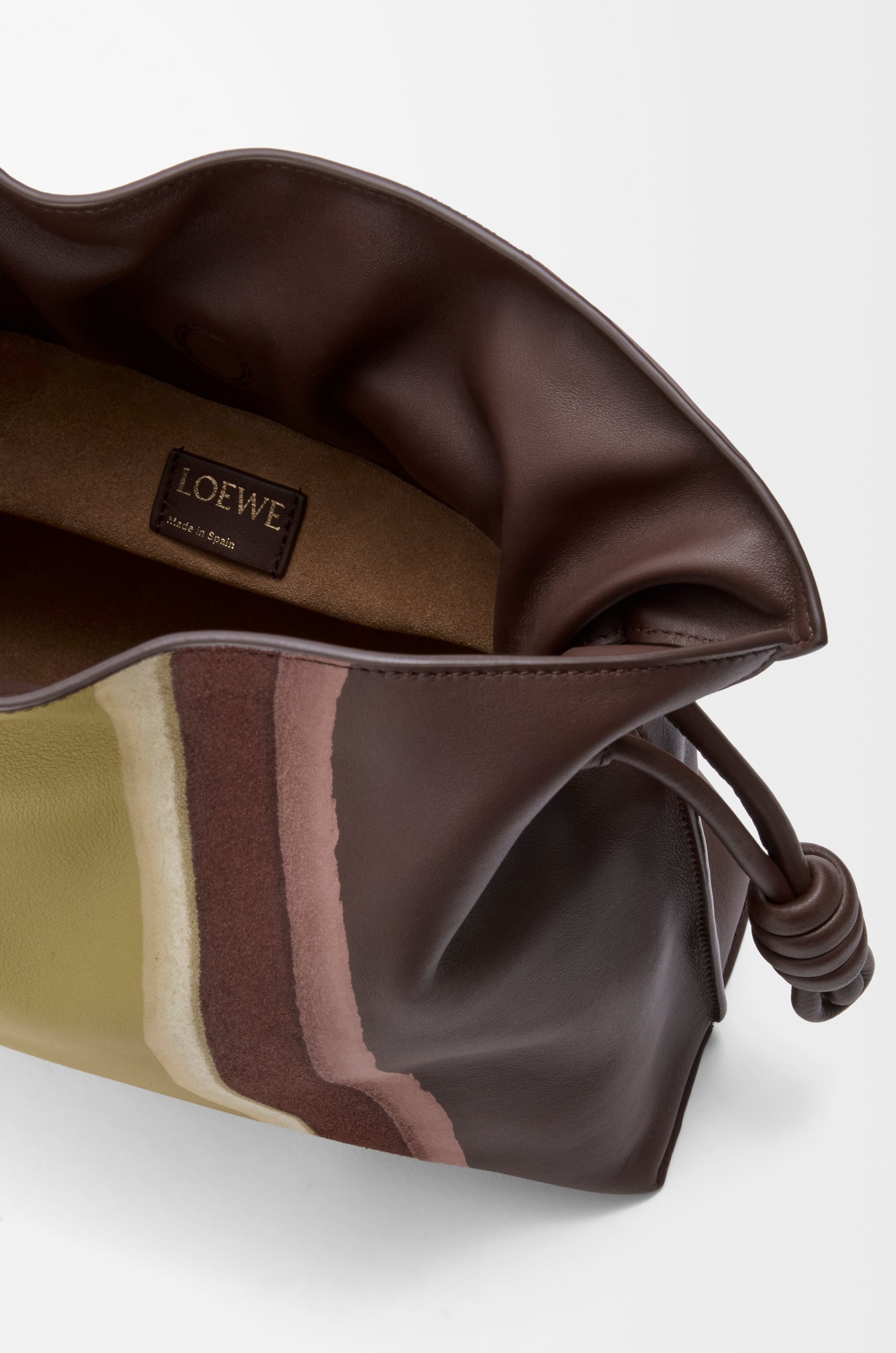 Medium Flamenco clutch in nappa calfskin - 8