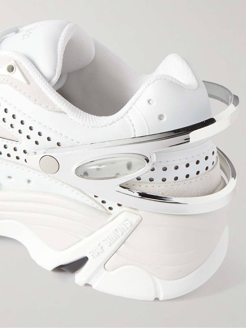 Cylon-21 Suede-Trimmed Rubber Sneakers 8