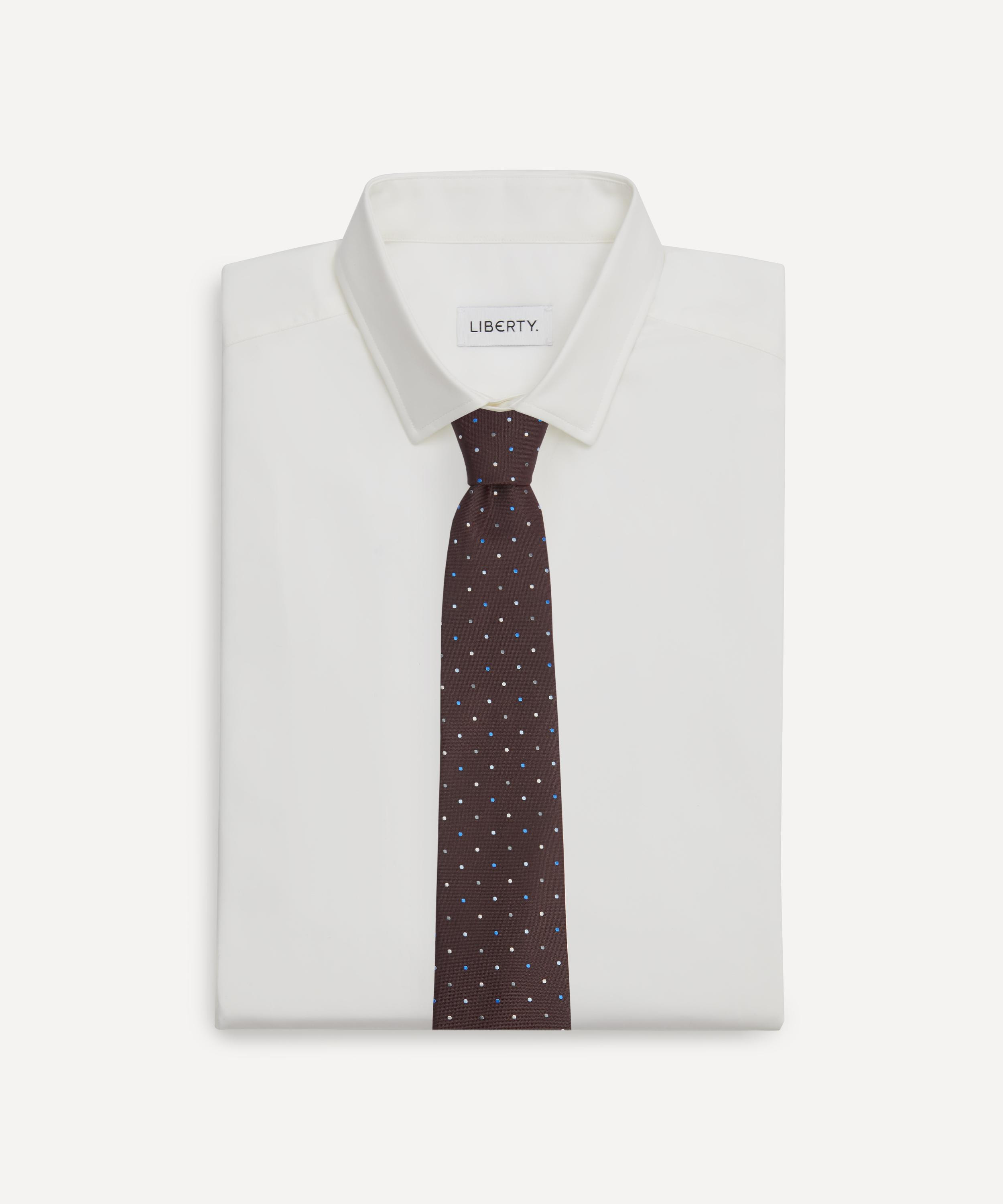 Polka Dot Silk Tie - 2