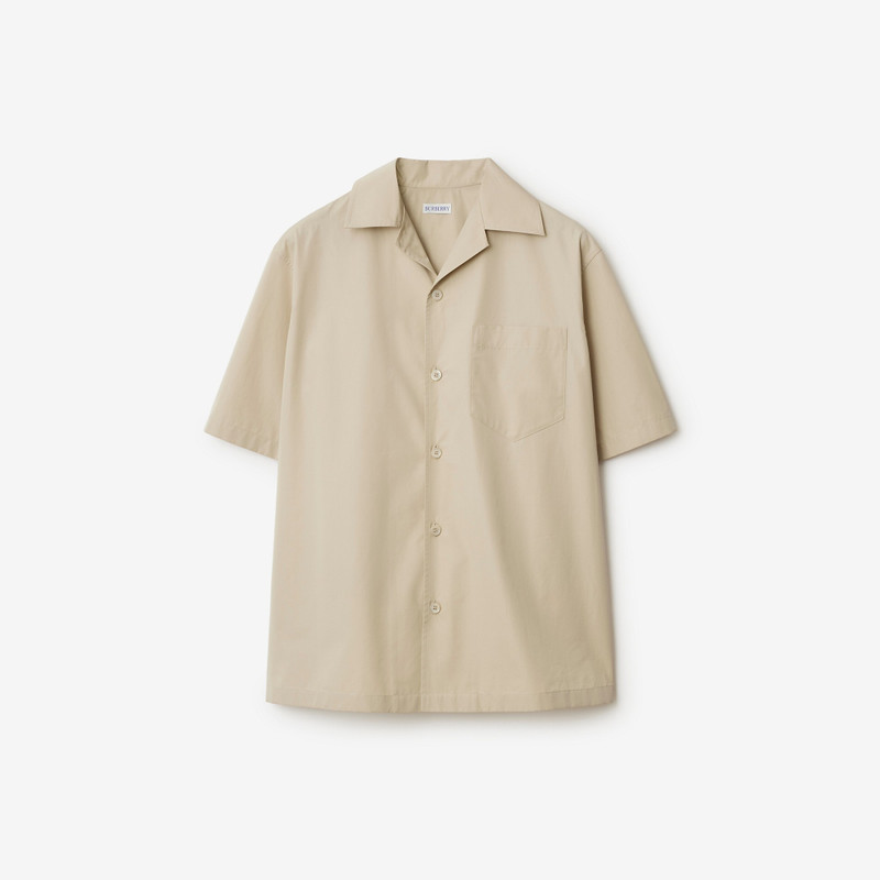 Relaxed Fit Knot Logo Cotton Shirt - 1