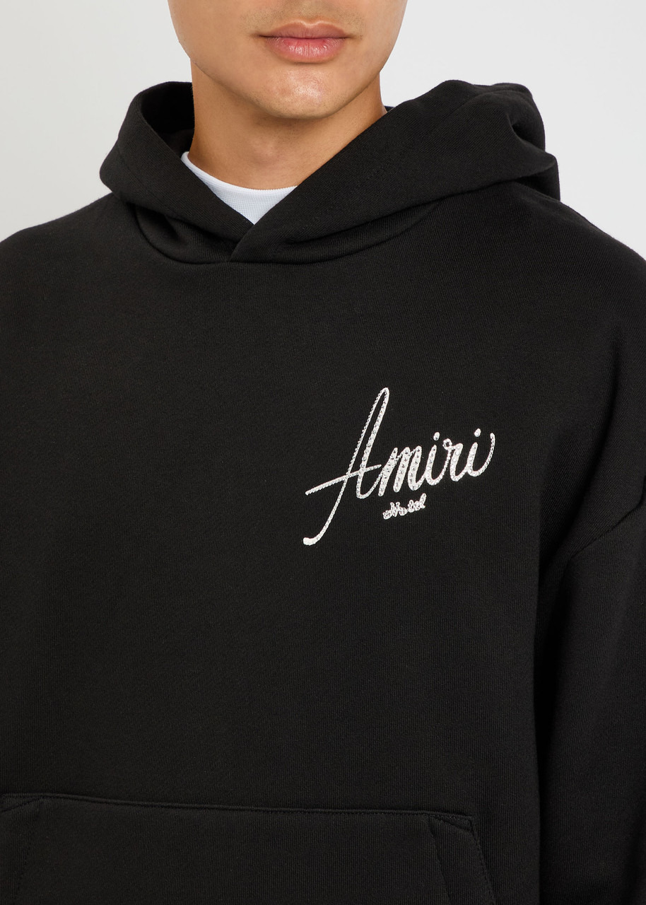 Amiri Hotel Crystal-embellished Hooded Cotton Sweatshirt - 5