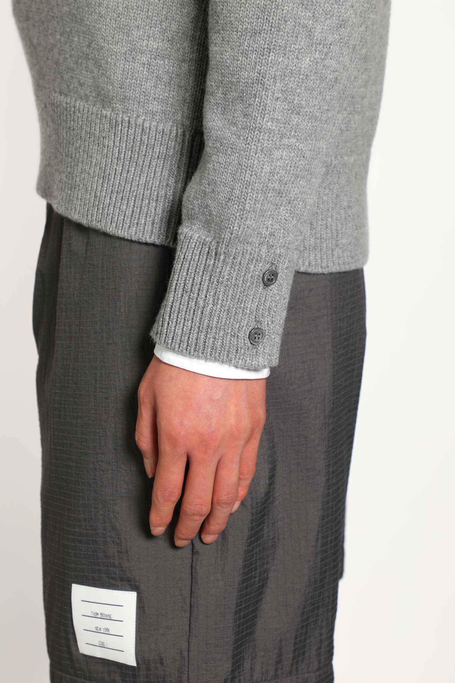 Funnel Neck Wool Quarter-zip - 5